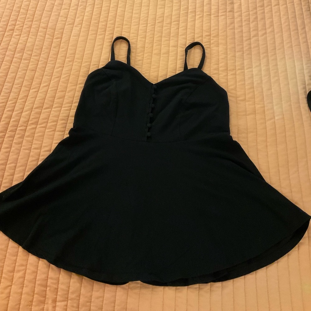 Torrid Black Peplum Top